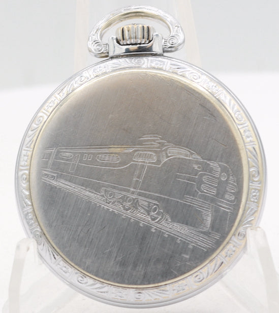 Vintage Revere Railroad Style 17 Jewel Mechanical Pocket Watch Unitas 431