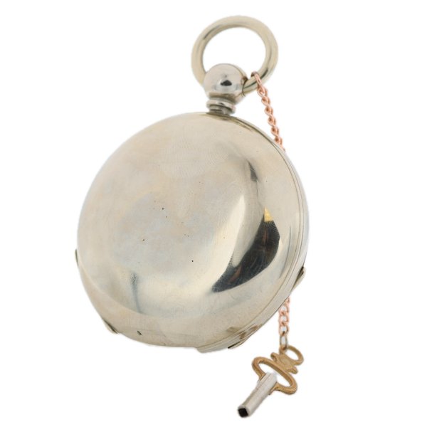 Antique 18s 1880 Illinois E 11 Jewel Key Wind Pocket Watch Columbia Nickel