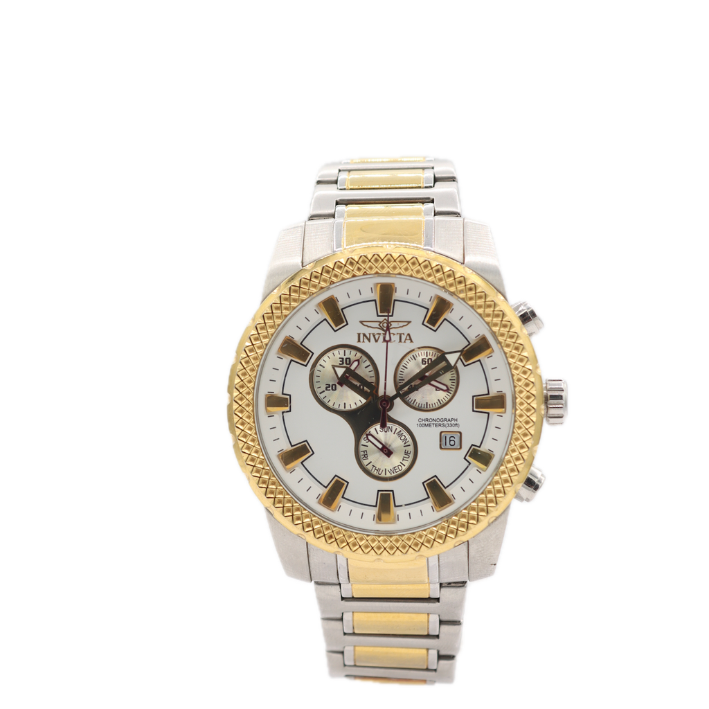 Vintage Invicta 5272 Men's Quartz Chronograph Wristwatch Swiss