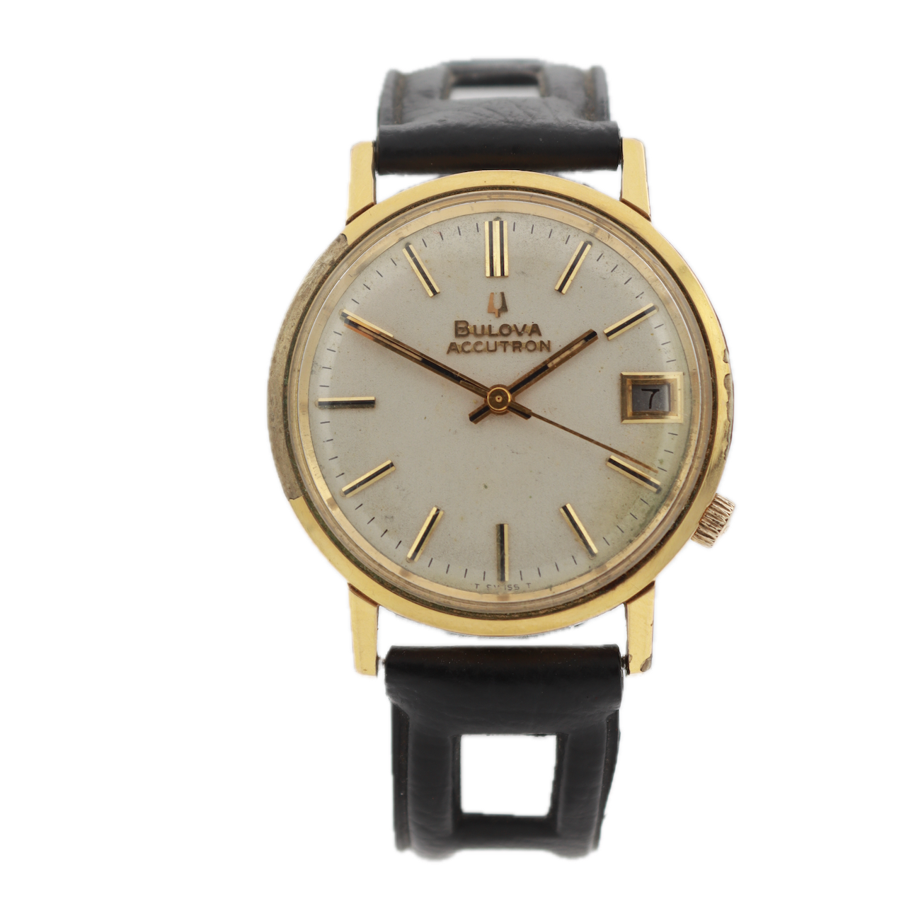 Vintage 1968 Bulova Accutron Date Men's Tuning Fork