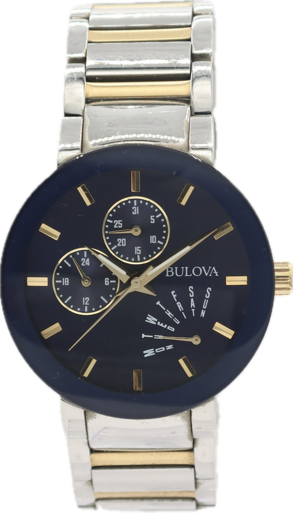 40mm Bulova 98C123 Futuro Men s Quartz Wristwatch JR00 Stainless Steel thewatchpreserve