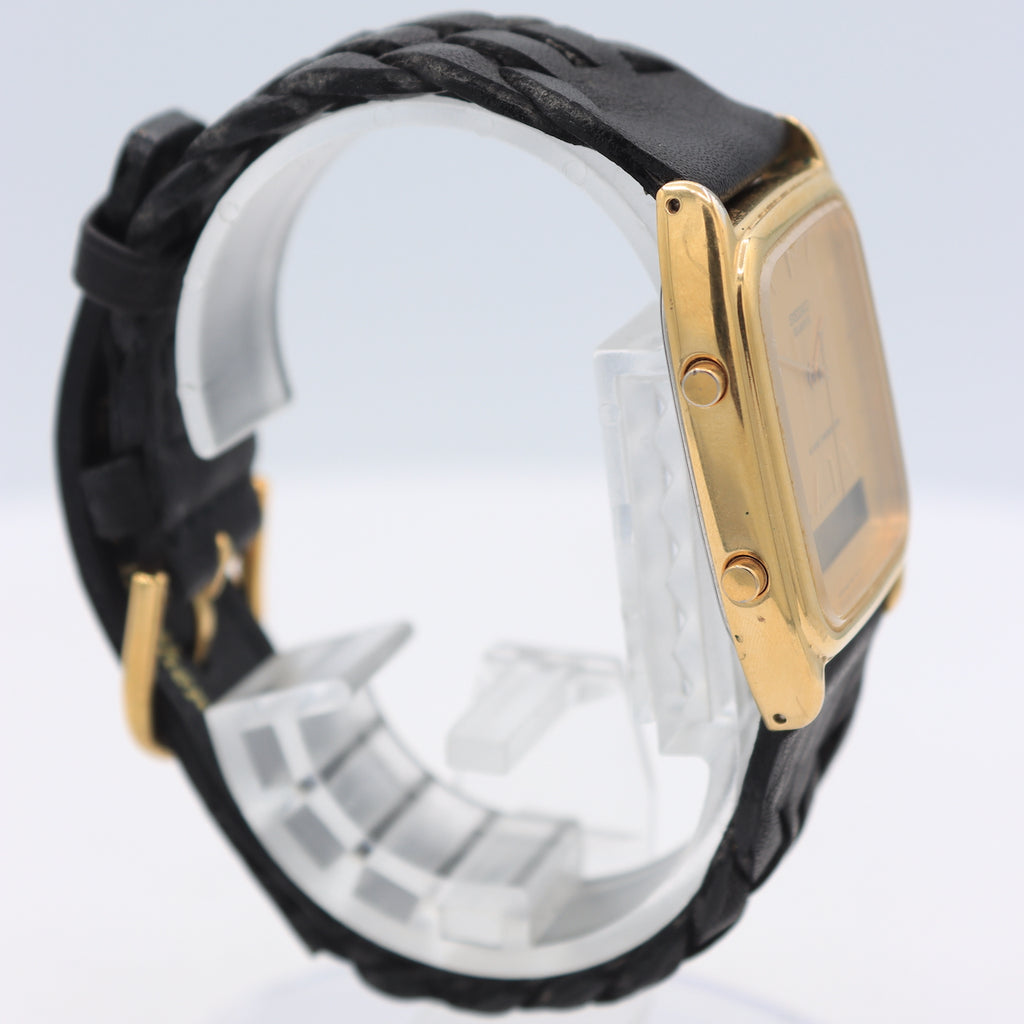 Vintage Seiko H601-5430 Ana-Digi Men's Quartz LCD Wristwatch Japan