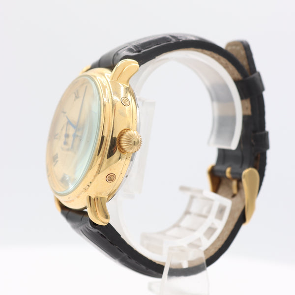 Vintage Stauer 20193 Magnificat II Men's Automatic Wristwatch China Gold Tone