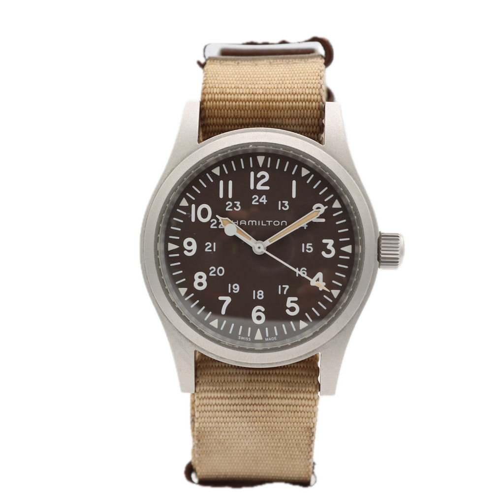 Hamilton H694290 Khaki Field Men's Mechanical Wristwatch 2801-2 Swiss Steel