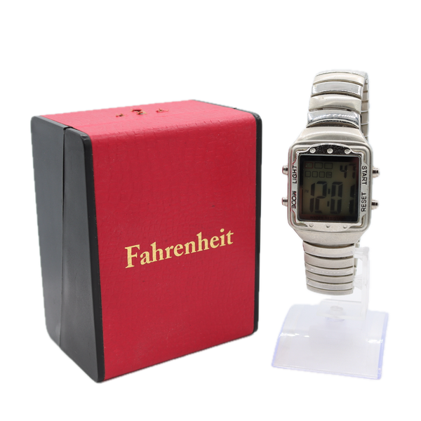Vintage Voit 9285 Digital Sports Men's Digital LED Wristwatch Steel With Box