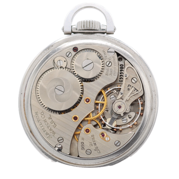 Antique 16 Size 1905 Hamilton Railway Special 21 Jewel Pocket Watch 992B Steel