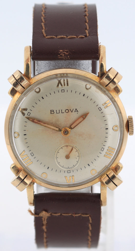 Vintage 1951 Bulova Academy Award O Men's Mechanical Wristwatch 10 BM 10k RGP