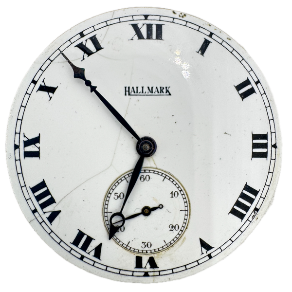 Antique 14s Hallmark 15 Jewel Mechanical Pocket Watch Movement Illinois 503