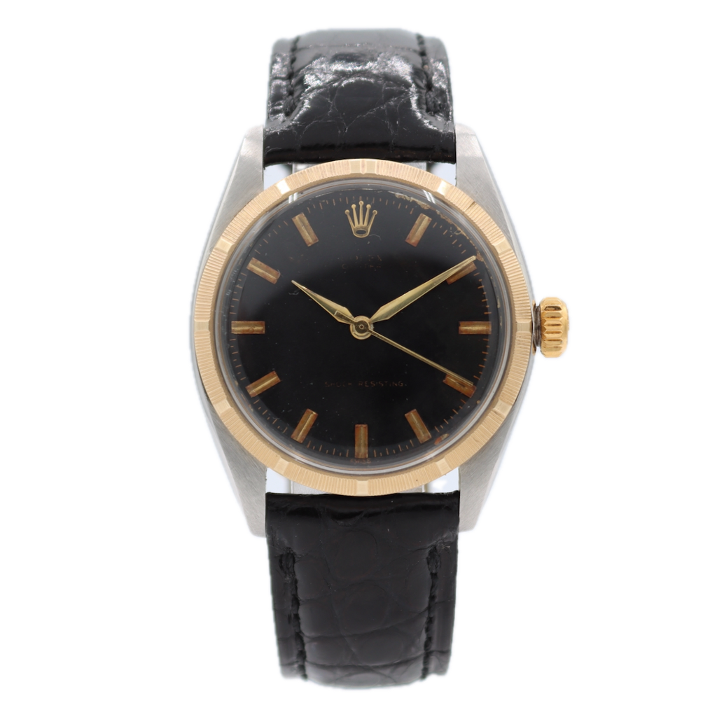 1961 Rolex 6426 Oyster Precision Men's Automatic Wristwatch 1210 Swiss Two Tone