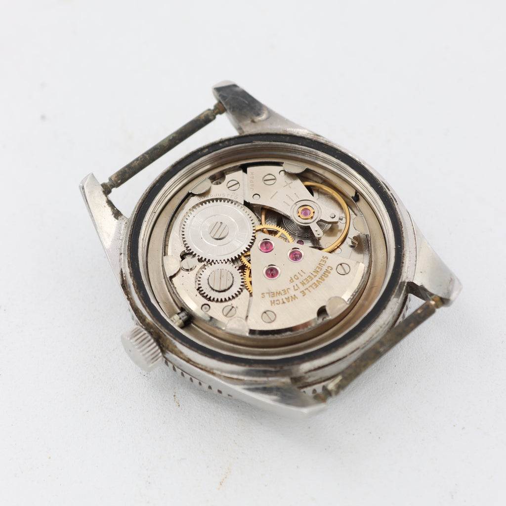 Vintage 37mm Caravelle 673 Devil Diver Sea Hunter Men's Mechanical