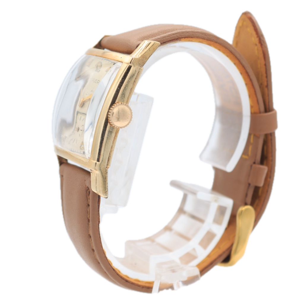 Vintage Wittnauer Tank Style Men's Mechanical Wristwatch 9WN Swiss