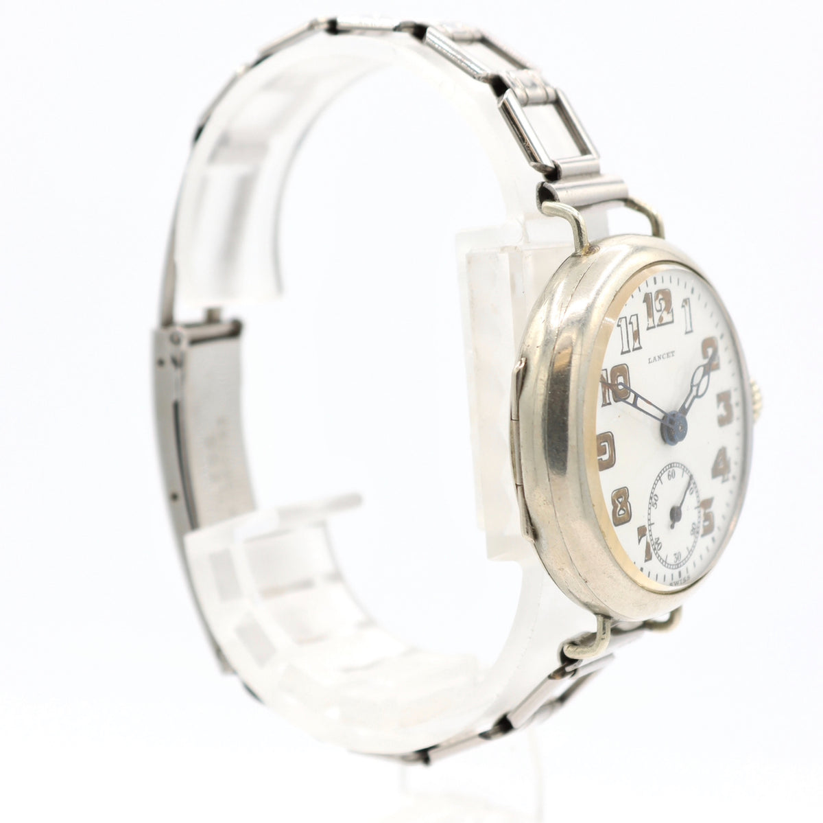 Vintage 33mm Lancet World War 1 Trench Men's Mechanical Wristwatch Swi ...