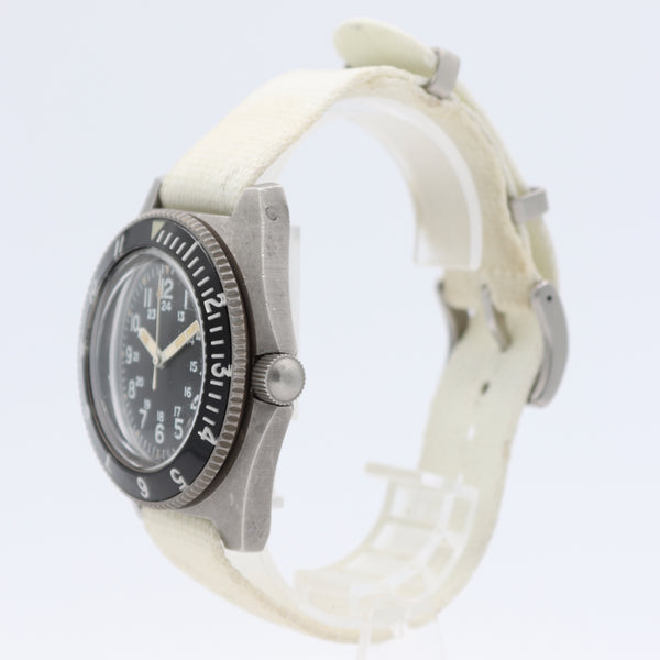 Vintage Benrus Type II Class A Men's Wristwatch Steel Military Diver Serviced