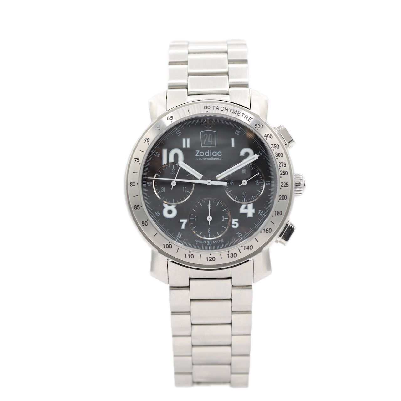 41mm Zodiac ZO2003 Calame Chronograph Men's Automatic Wristwatch 41mm Zodiac ZO2003 Calame Chronograph Men's Automatic Wristwatch