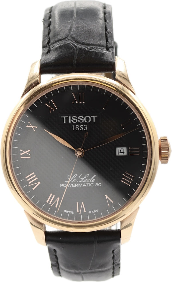 39mm Tissot T006407B Le Locle Men's Automatic Wristwatch Powermatic Swiss