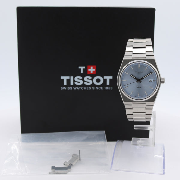 Tissot T137.210.11.351.00 PRX 35 Unisex Quartz Wristwatch Swiss Steel With Box