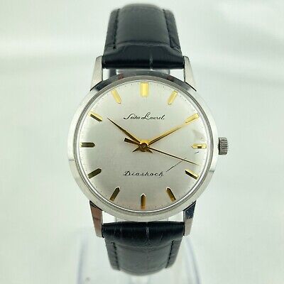 Vintage Seiko Laurel 17 Jewel Men's Mechanical Wristwatch 14025 Stainless Steel