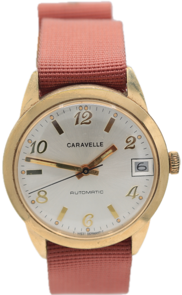 Vintage 1976 Caravelle A 3240 Sunburst Date Men's Automatic Wristwatch 10 OWACD