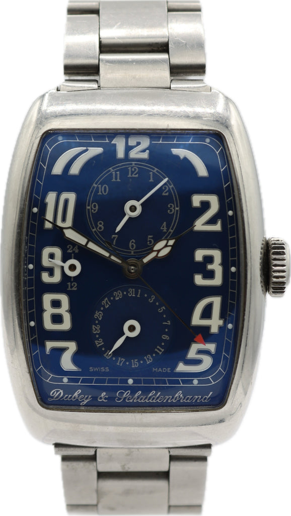 Dubey & Schaldenbrand 2581 Aerodyn Duo Dual Time Men's Automatic Wristwatch