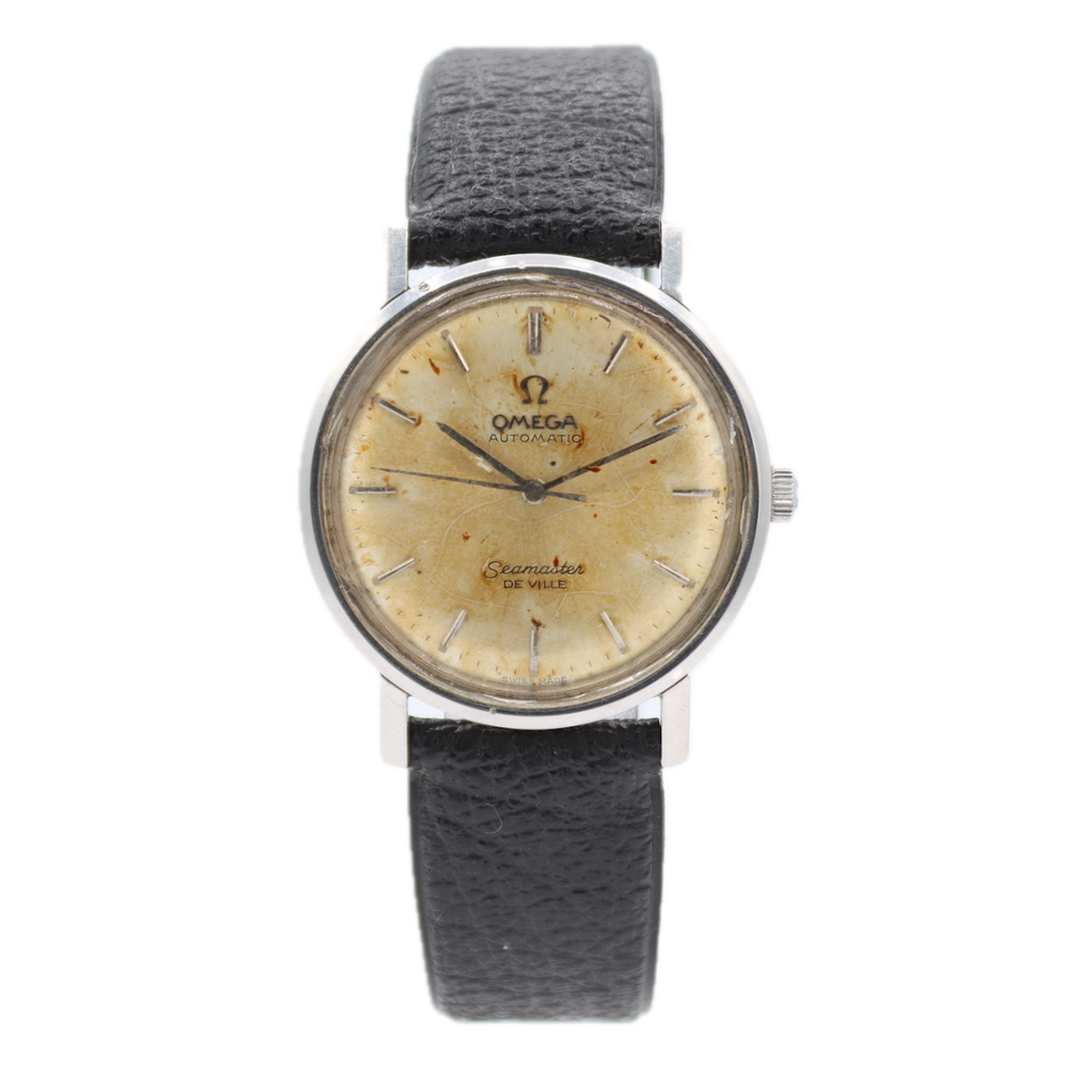 Vintage 31.5mm Omega Seamaster Deville Men's Automatic Wristwatch Swiss Steel