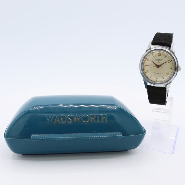 Vintage Wadsworth Shockmaster Men's Automatic Wristwatch A.Schild 1361 D W/Box