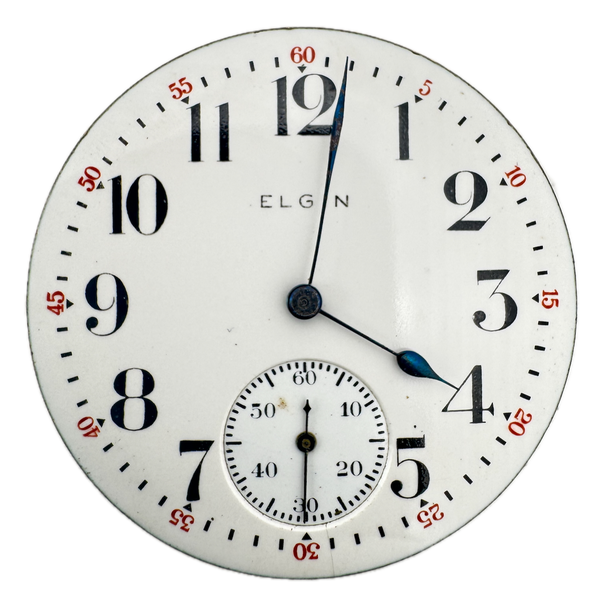 Antique 16s 1916 Elgin 7 Jewel Mechanical Pocket Watch Movement 293 USA