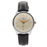 Vintage 33mm Hamilton 9045 Beechcraft Men's Automatic Wristwatch Chrome Plated