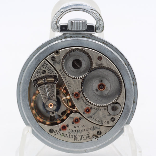 Antique 18s 1901 Elgin B.W. Raymond Mechanical Railroad Pocket Watch 240 USA