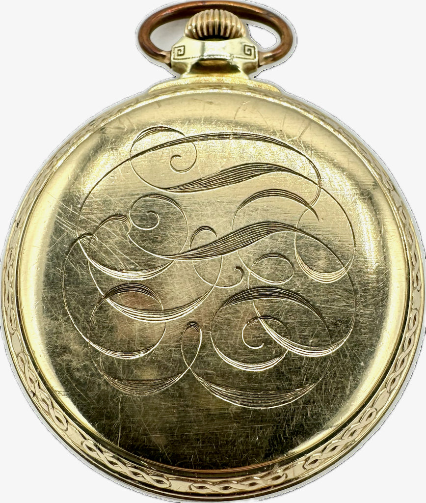 Antique 16S Hamilton Dual Hand Railroad Pocket Watch Grade 992 10k