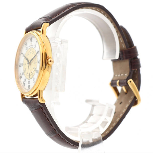 Vintage 33mm Movado 87-06-885K Dress Weems Style Men's Quartz Wristwatch Rare