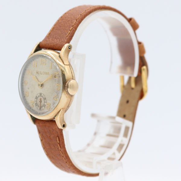 Vintage 1936 Bulova Apollo 15 Jewel Men's Mechanical Wristwatch USA 10k RGP