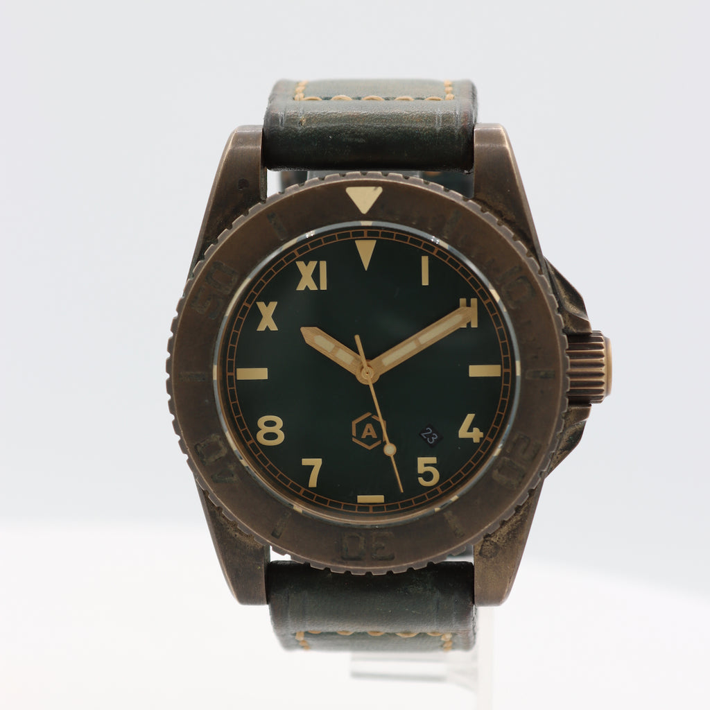 Ancon Sea Shadow California Men's Automatic Wristwatch Bronze & SteelFullset