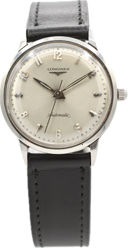 Vintage 33.5mm Longines Admiral 1200 Men's Automatic Wristwatch Swiss Steel