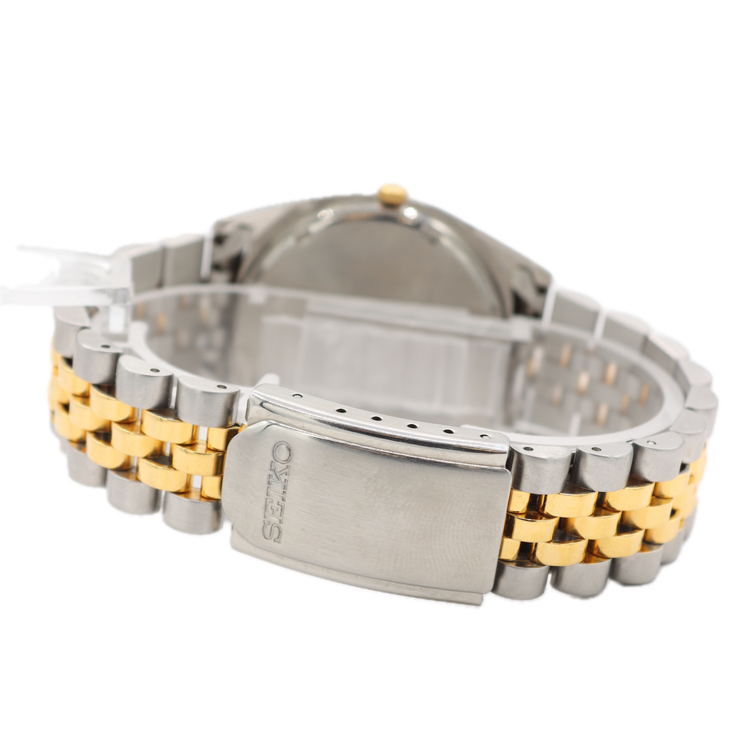 SEIKO quartz (ジャンク) 36mm 2000 Seiko 7N43-8A49 Day Date Men's Quartz Wristwatch 7N43