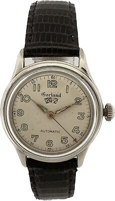 Vintage Garland Ball Indimatic Men Automatic Wristwatch ETA1256 Steel PwrReserve