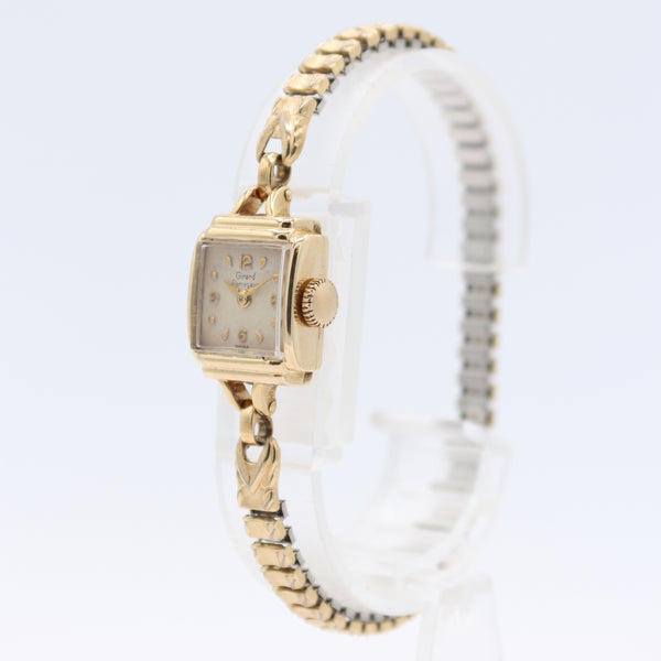 Vintage Girard Perregaux Cocktail Ladies Mechanical Wristwatch Swiss 14k GF