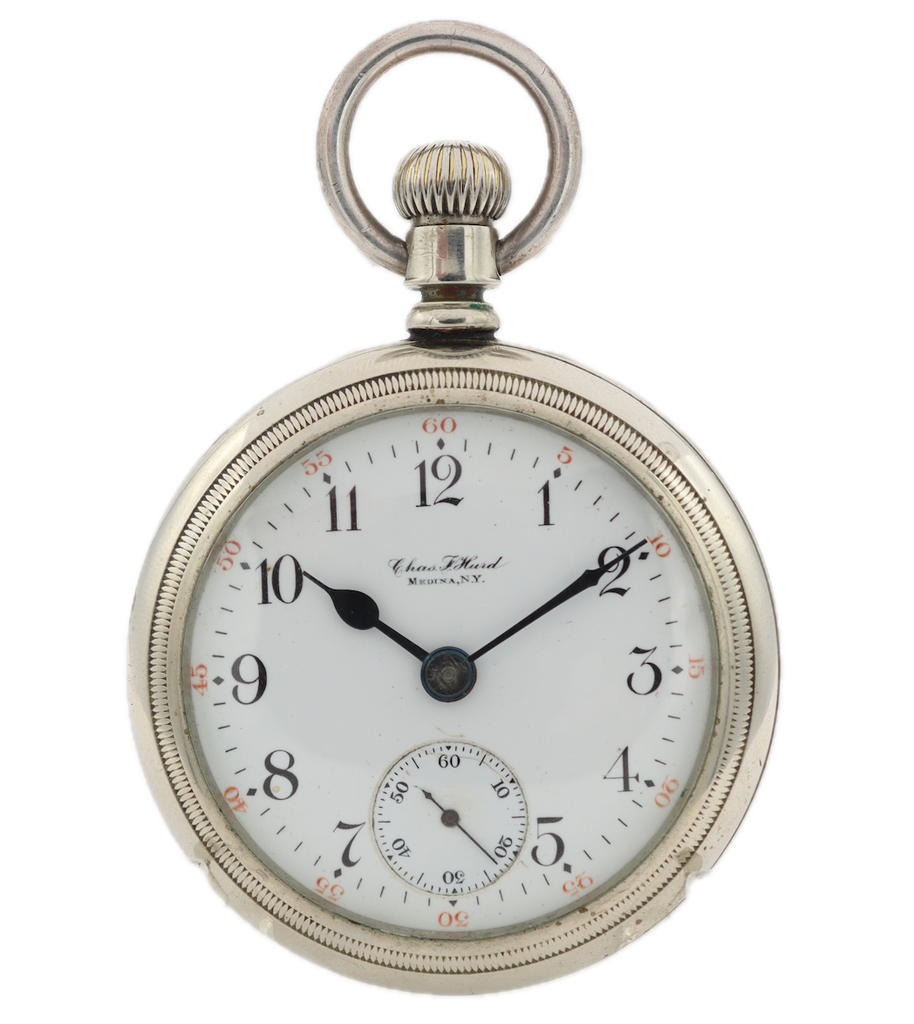 Antique 18s 1906 Illinois 15 Jewel Mechanical Pocket Watch 59 Silverine