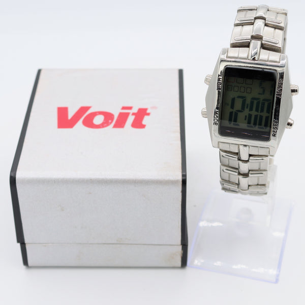 Vintage Voit 9284 Digital Sports Men's Digital LED Wristwatch Steel With Box