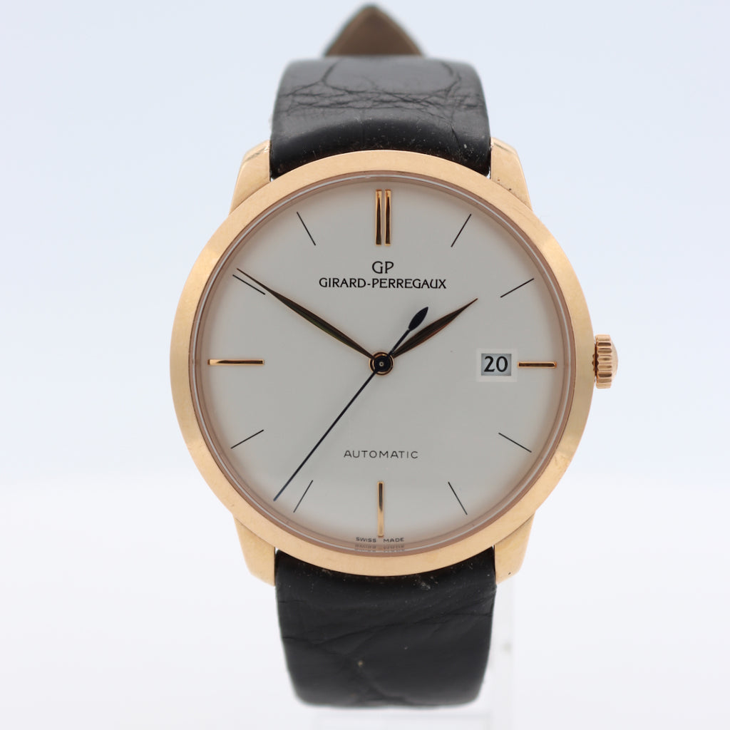 Girard Perregaux 49525 1966 Men's Automatic Wristwatch Swiss 18k Gold
