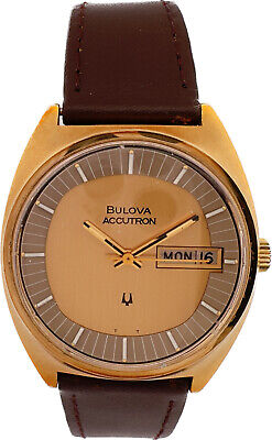 Vintage Bulova Accutron TV Style Dial Tuning Fork Wristwatch 218 2 Running