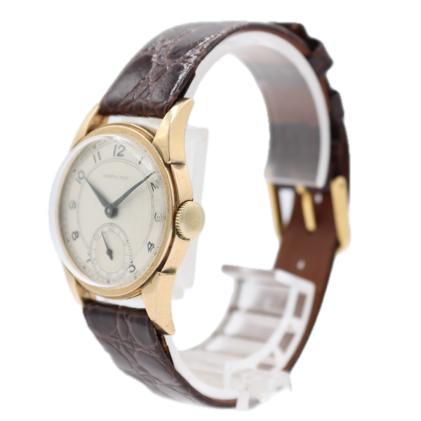 Vintage 29mm Hamilton 17 Jewel Men's Mechanical Wristwatch 987A 10k GF fRepair