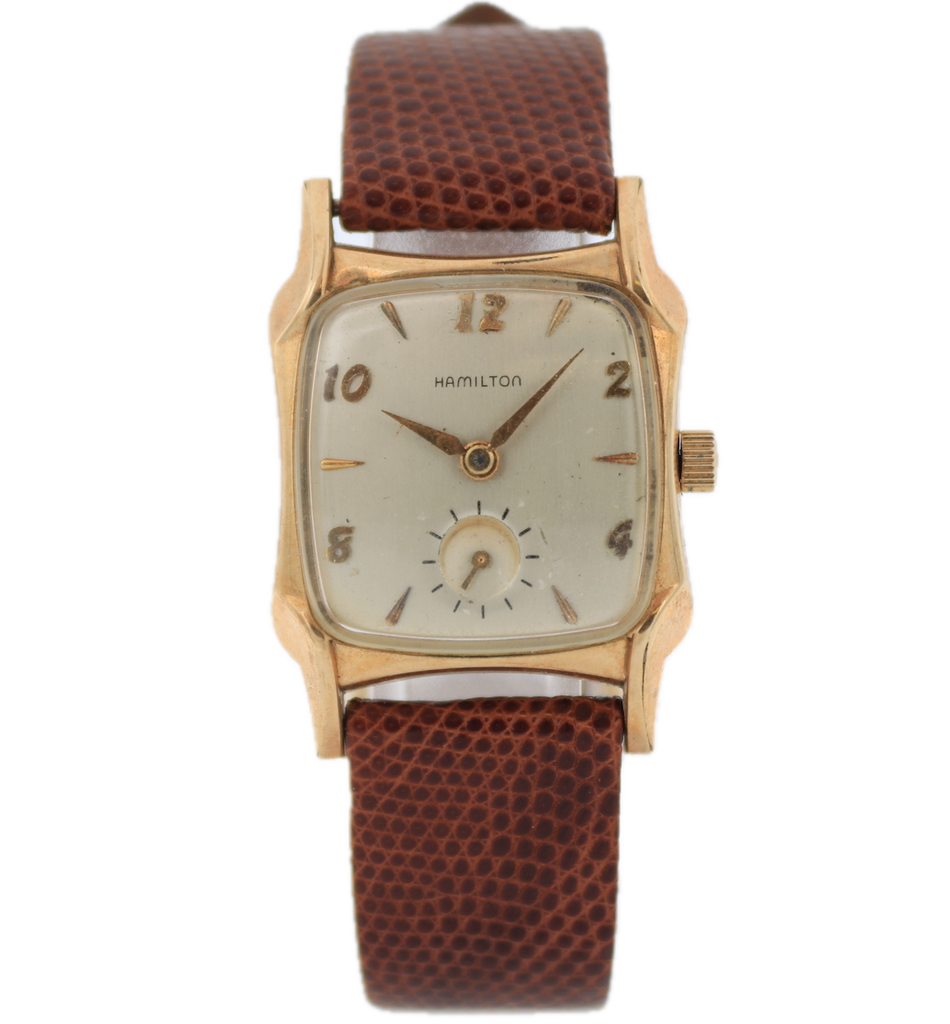 Vintage Hamilton Tyrone Men's Mechanical Wristwatch 747 USA Steel & 10k GF