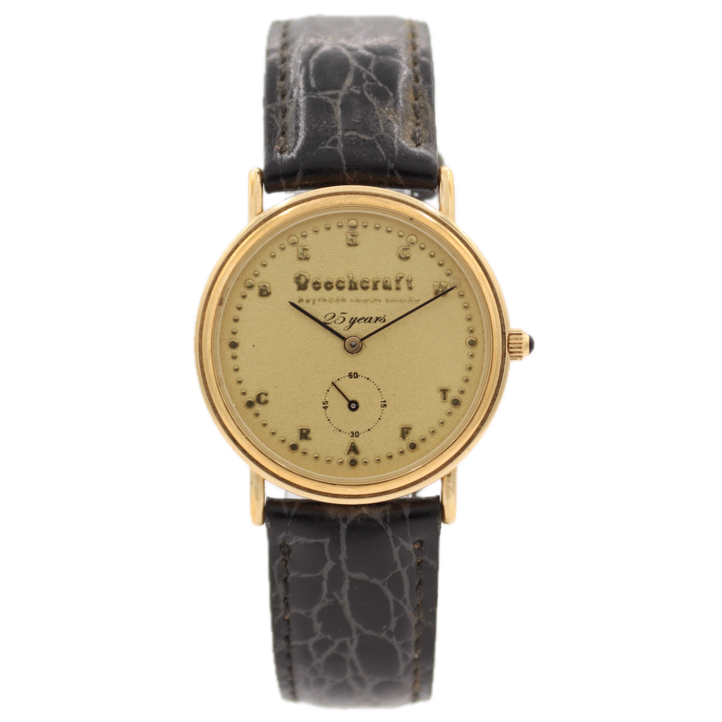 Vintage 33mm Hamilton 6210 Beechcraft Award Men's Quartz Wristwatch Gold Tone