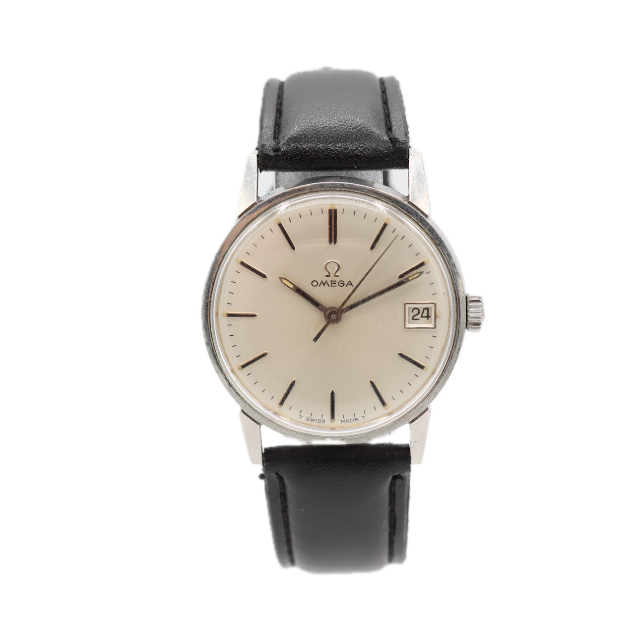 Vintage Omega 136 012 Geneve Men's Mechanical Wristwatch 613 Swiss