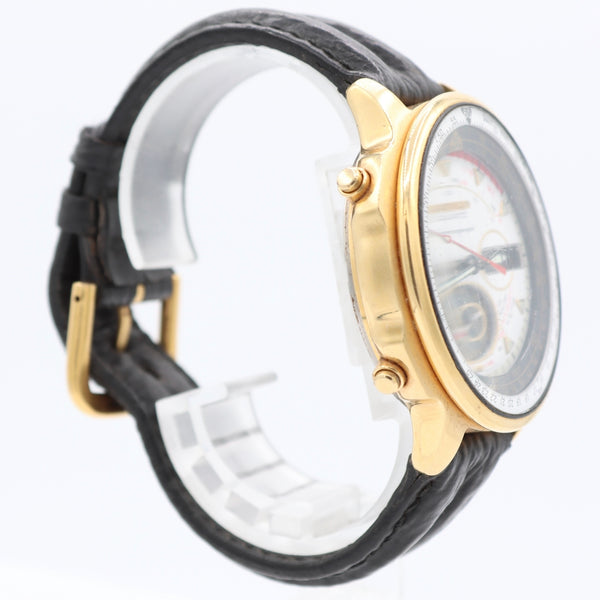 43mm Seiko 6M23-7009 Sports 150 Panda Dial Men's Quartz Wristwatch Japan