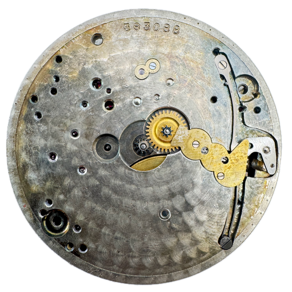 Antique 12s Tavannes 21 Jewel Mechanical Pocket Watch Movement Swiss fParts