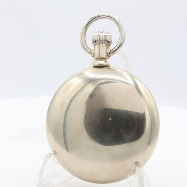 Antique 18 Size 1890 Waltham Swingout Pocket Watch P.S. Bartlett NickelUSA