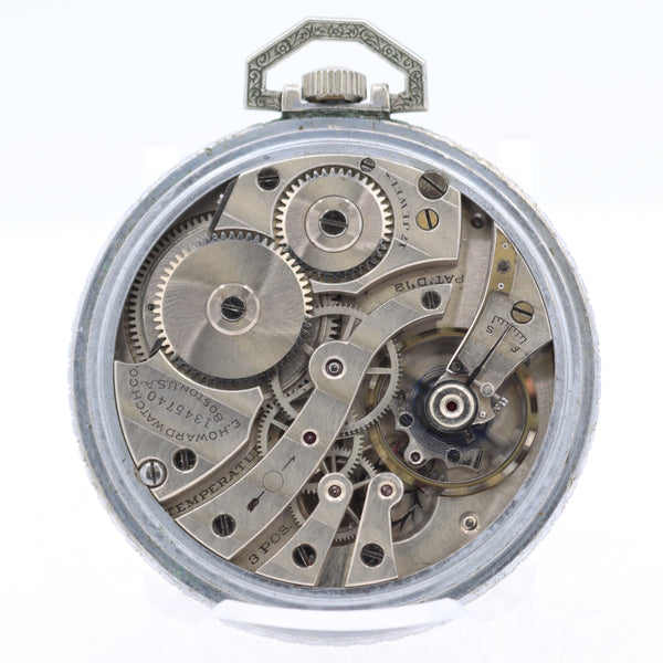 Antique 18s 1918 Howard Series 7 17 Jewel Mechanical Open Face Pocket Watch
