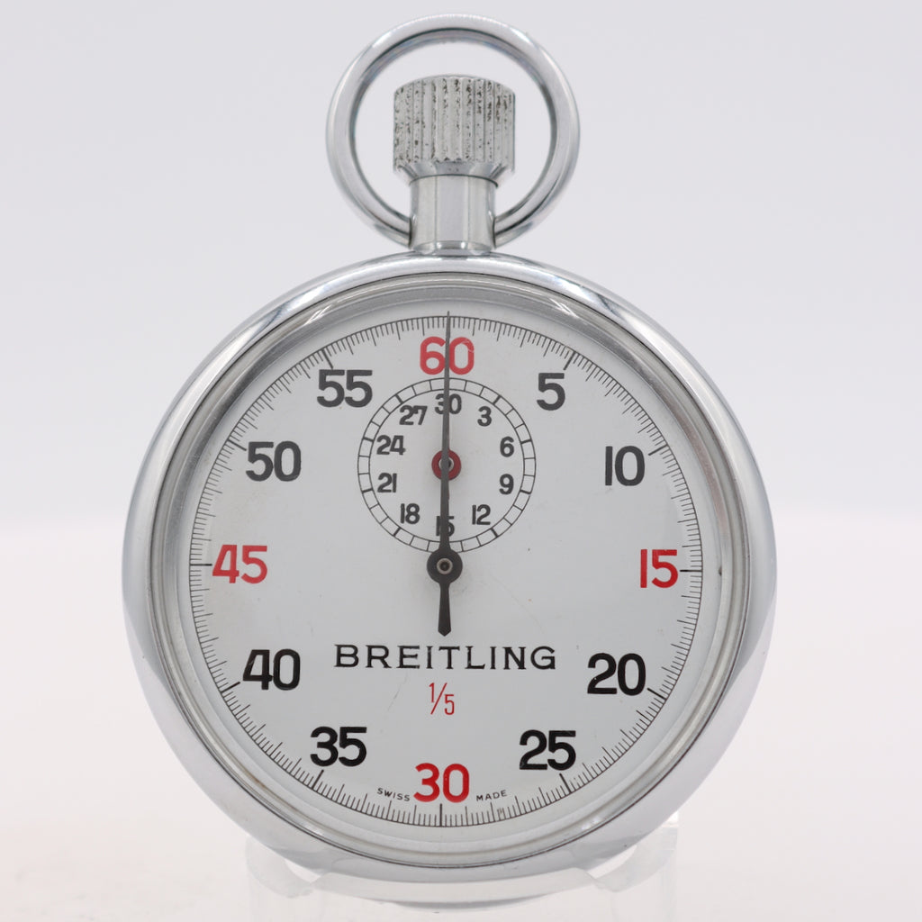 Vintage Breitling Stopwatch Mechanical Pocket Watch Baumgartner-BFG 411 Swiss