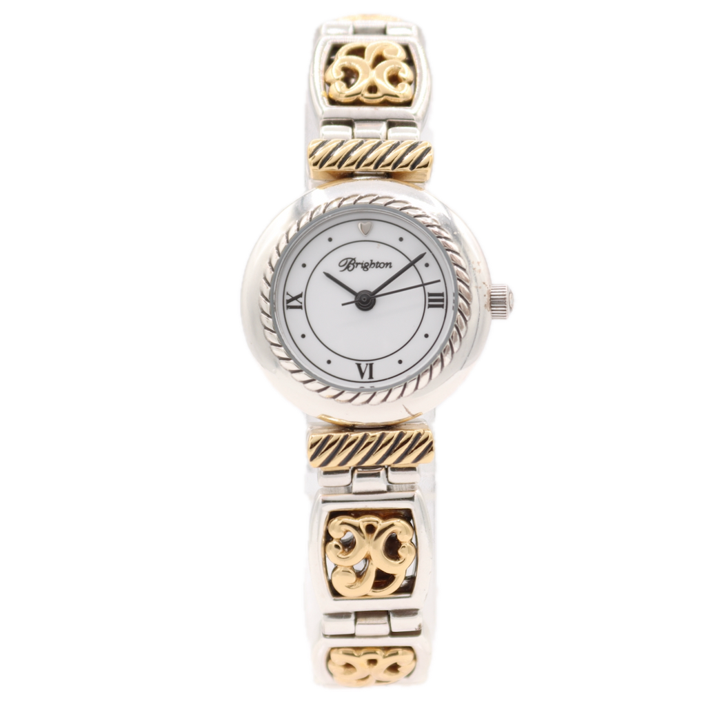 24.5mm Brighton Camden 2 Tone Reversible Ladies Quartz Wristwatch Japan